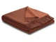 Плед Biederlack Cashmere-Plaid 490 GR, Rost-Terracotta 130x170 см Терракотовый - изображение 1