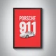 Автомобільний постер Porsche 911 / Порше 911 - изображение 2