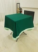 Комплект для сервировки Firanka Simple скатерть 140х140см 1шт салфетки 20х35см 4шт чехлы для приборов 4шт Зеленый (20_1с) - изображение 2