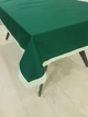 Комплект для сервировки Firanka Simple скатерть 140х140см 1шт салфетки 20х35см 4шт чехлы для приборов 4шт Зеленый (20_1с) - изображение 7