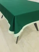 Комплект для сервировки Firanka Simple скатерть 140х140см 1шт салфетки 20х35см 4шт чехлы для приборов 4шт Зеленый (20_1с) - изображение 8