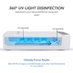 Уф стерилизатор портативный для телефона Portable Phone UV Sanitizer с функцией ароматерапии Белый - изображение 5