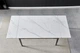 Стол обеденный BONN II CERAMIC 140(200)*90 белый глянец/черный каркас - изображение 3