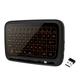 Беспроводная сенсорная клавиатура QWERTY / аэромышь 2.4G c тачпадом и подсветкой, черная (87508121) - изображение 1