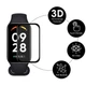 Захисне скло SoftGlass Full Cover для смартгодинників Xiaomi Redmi Band 2, Black - зображення 2