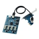 Хаб для райзеров Ewell PCI-E 1x to 4 Port 1x Hub Riser Card (EW030) - изображение 1