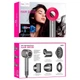 Фен для волос с функцией быстрой сушки HOCO DAR31 Wave High-Speed negative ion hair care hair dryer grey Rose-Red 1500W | Розовый/Серый - изображение 10
