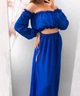 Пляжний жіночий костюм шифоновий One Size Синій (fitzi2926) - зображення 5