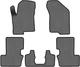 EVA коврики EVAtech в салон авто для Jeep Compass Restyling 2011-2016 1 поколение SUV USA 5 шт Grey/Black (JP1781CV5RGB) - изображение 1