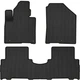 EVA коврики EVAtech в салон авто для Kia Sorento (UM) 7 seats 2014-2020 3 поколение SUV EU 3 шт Black (KI33358ZV3LA3RBB) - изображение 1