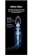 Автомобильный пылесос Usams US-ZB259 Portable Handheld Folding Vacuum Cleaner Black - изображение 4