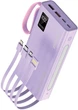 УМБ Wesdar 22.5W Power Bank 10000 mAh USB-C USB-Micro-B S510 Purple - изображение 1