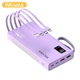 УМБ Wesdar 22.5W Power Bank 10000 mAh USB-C USB-Micro-B S510 Purple - изображение 4