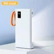УМБ Wesdar 22.5W Power Bank 20000 mAh USB-C USB-Micro-B S511 White - изображение 5