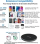 Бездротовий зарядний пристрій 30W VIKEFON LED Fast Charger Qi для Iphone та Android Type-C Black - зображення 6