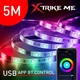 Розумна LED стрічка XTRIKE ME HT-5050 B5 RGB Light Strip RGB 5м (HT-5050B5) - зображення 6