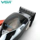 Машинка для стрижки волос VGR V-647 LED-дисплей аккумуляторная 4 насадки 2500mAh 3W Silver (3_05189) - изображение 3