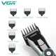 Машинка для стрижки волос VGR V-256 LED-дисплей аккумуляторная 6 насадок 2500mAh 5W Black - изображение 3