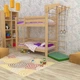 Ліжко двоярусне SportBaby Babyson 9 80x190 см (babyson-9-4) - зображення 6