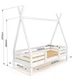 Кровать домик SportBaby Вигвам 2 80x190 см Белый (2-80x190-4) - изображение 6