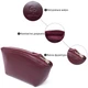 Женская косметичка из кожи Amelin GRANDE PELLE 11300 Сливовая - изображение 4