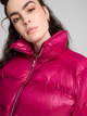 Kurtka zimowa damska krótka Puma Shiny Puffer Jacket 62651445 M Malinowa (4067981420681) - obraz 5