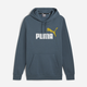 Bluza męska z kapturem Puma ESS+ 2 Col Big Logo Hoodie FL 58676418 L Granatowa (4067981446520) - obraz 6