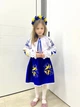 Костюм вишиванка для дівчинки Ластівки синій 104 - изображение 1