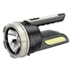 Фонарь аккумуляторный переносной CH-22024 5W+COB с эргономичной ручкой и 4 режимами работы, зарядка от USB, Черный с серым - изображение 1