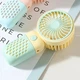 Портативний ручний міні-вентилятор Mini Fan Z8 з акумулятором від USB (салатово-жовтий) - зображення 3