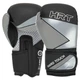 Перчатки боксерские на липучке Hard Touch Boxing 7698 размер 10 унций Black-Silver - изображение 1