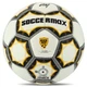 Мяч футбольный Soccermax Kick Off 8079 размер №5 White-Yellow - изображение 2