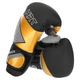Перчатки боксерские на липучке Hard Touch Boxing 7698 размер 14 унций Black-Gold - изображение 3