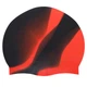 Шапочка для плавания силиконовая для взрослых Mad Swim Multi 053001 Black-Red - изображение 2