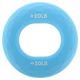 Эспандер кистевой силиконовый кольцо Zelart 9472 нагрузка 20-30LB Blue - изображение 1
