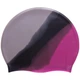 Шапочка для плавания силиконовая увеличенного объема Mad Swim Multi 053111 Pink-Black-Silver - изображение 2