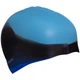 Шапочка для плавания силиконовая увеличенного объема Mad Swim Multi 053111 Blue-Black-Silver - изображение 3