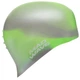Шапочка для плавания силиконовая для взрослых Mad Swim Multi 053001 Light Silver-Neon Green - изображение 3