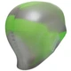 Шапочка для плавания силиконовая для взрослых Mad Swim Multi 053001 Light Silver-Neon Green - изображение 4