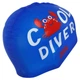 Шапочка для плавания силиконовая юниорская Mad Swim Junior Cool Diver 057310 - изображение 2