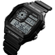 Чоловічий годинник Skmei 1299BK Black - зображення 2
