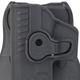 Кобура пластикова полімерна Wosport для пістолета Glock 17 19 22 26 31 Black - зображення 8