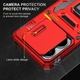 Ударостійкий чохол Camshield Army Ring для Xiaomi Poco X6 Pro Червоний / Red - изображение 4