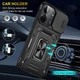 Чехол для Xiaomi Redmi 13C/Poco C65 Camshield Army Ring Черный/Black - изображение 5