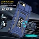 Удароміцний чохол Camshield Army Ring для Apple iPhone 7 plus / 8 plus (5.5") Синій / Navy - зображення 2