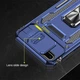Удароміцний чохол Camshield Army Ring для Apple iPhone 7 plus / 8 plus (5.5") Синій / Navy - зображення 3