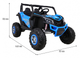 Електромобіль Ramiz Buggy UTV MX Синій (5903864914351) - зображення 4