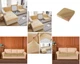 Чехлы на диванные подушки - сидушки Homytex 50*70 (50/70)+20 см. Бежевый - изображение 2