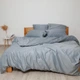 Постельное белье евро ТЕП Sateen Shine Lunar 2-04120-28407 200х215 см серое - изображение 2