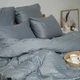 Постельное белье евро ТЕП Sateen Shine Lunar 2-04120-28407 200х215 см серое - изображение 4